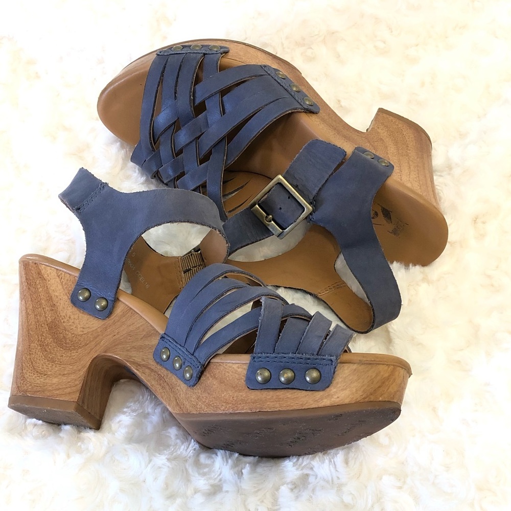Korks by Kork-Ease Platform Clog Studded Sandal